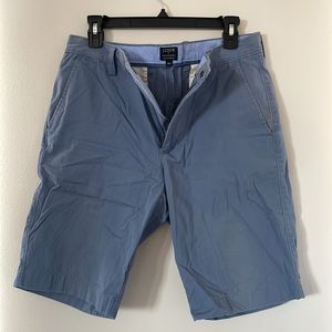 J. Crew Steel Blue Khaki Shorts